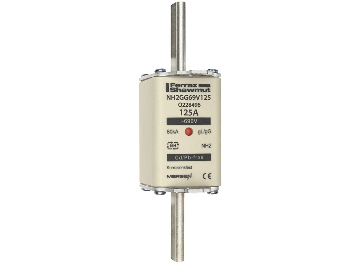 Q228496 - NH fuse-link gG, 690VAC, size 2, 125A double indicator/live tags
